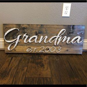 “grandma” string art